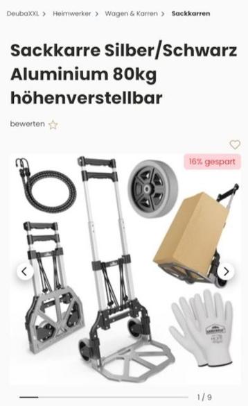 Steekwagen Nieuw  - in hoogte verstelbaar beschikbaar voor biedingen