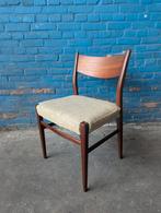 Vintage teak stoel Pastoe, Ophalen, Gebruikt, Stof, Eén