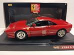 Ferrari 288 GTO 1984 rood Hot Wheels metal 1:18 KRD, Ophalen of Verzenden, Zo goed als nieuw, Auto, Hot Wheels