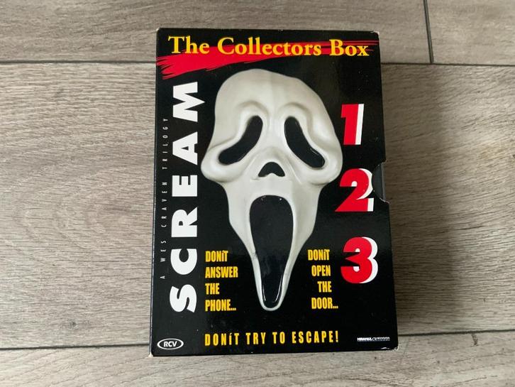 DVD Boxset - Scream Trilogy  1 2 & 3 - Horror, Cd's en Dvd's, Dvd's | Horror, Zo goed als nieuw, Overige genres, Boxset, Vanaf 16 jaar
