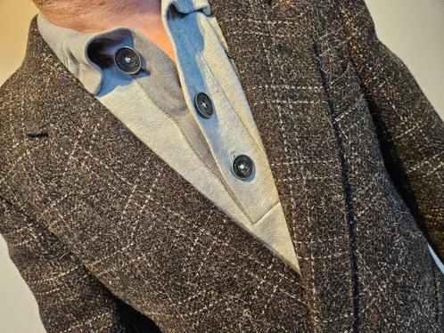 Double breasted tweed 46/48 unieke vintage €50, Kleding | Heren, Kostuums en Colberts, Nieuw, Maat 48/50 (M), Overige kleuren