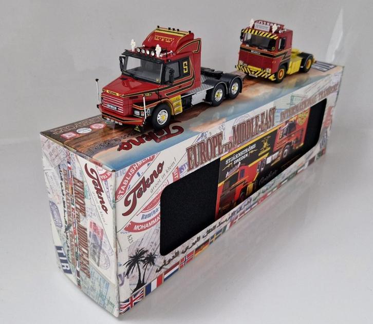 Tekno Scaniaset Stjarnstroms - Nieuw - 1:50, Hobby en Vrije tijd, Modelauto's | 1:50, Nieuw, Bus of Vrachtwagen, Tekno, Ophalen of Verzenden