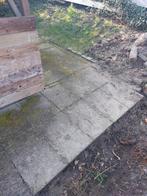 Grindtegels 60x40  +- 45 stuks gratis., Tuin en Terras, Tegels en Klinkers, Ophalen, Gebruikt, Beton, Terrastegels