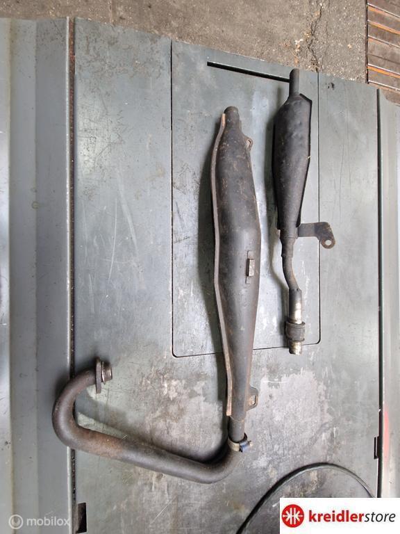 Kreidler Mustang K54/400 uitlaat ( 1980 model ), Fietsen en Brommers, Brommeronderdelen | Kreidler, Gebruikt, Ophalen of Verzenden