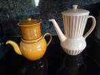 2 vintage koffiepotten Douwe Egberts en Kon.Goedewaagem, Antiek en Kunst, Antiek | Keramiek en Aardewerk, Verzenden