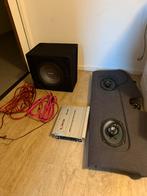 Subwoofer met 4 kanaals versterker en 2 6x9 inch speakers, Auto diversen, Autospeakers, Ophalen