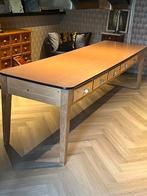 Unieke Klooster tafel met 11 lades, 50 tot 100 cm, Gebruikt, Rechthoekig, Ophalen of Verzenden