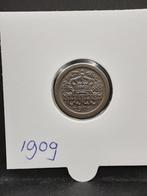 5 cent 1909 Koningin Wilhelmina, Ophalen of Verzenden, Koningin Wilhelmina, 5 cent, Losse munt