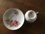 Queen Anne theekop roze gele roos, Antiek en Kunst, Antiek | Servies los, Ophalen of Verzenden