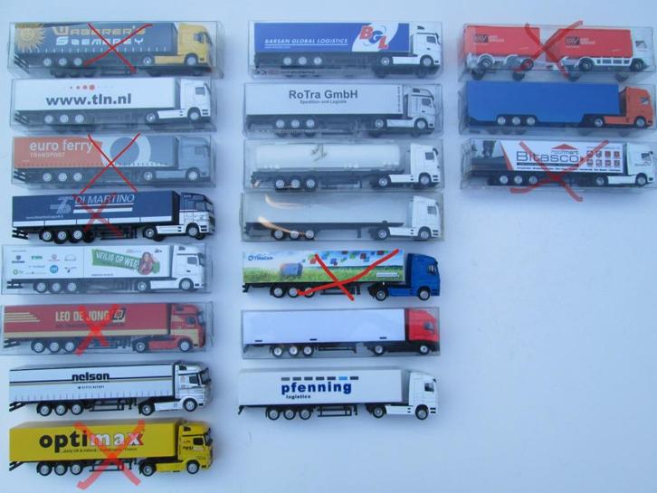 HollandOto DAF XF - MB Actros -Actros MP4-Iveco Stratos-MAN, Hobby en Vrije tijd, Modelauto's | 1:87, Nieuw, Bus of Vrachtwagen