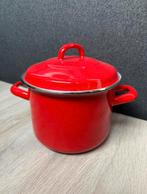 NIEUW! Emaille soeppan rood kookpan, Huis en Inrichting, Keuken | Potten en Pannen, Ophalen of Verzenden, Nieuw, Overige materialen
