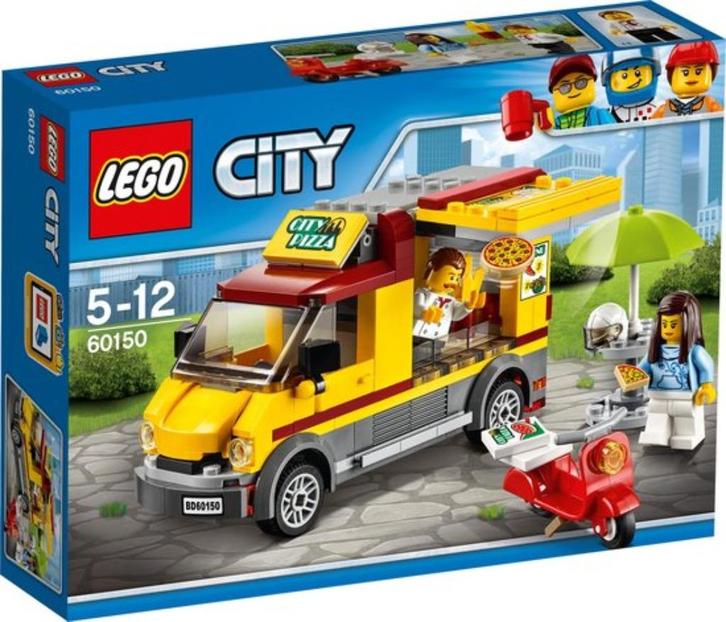 LEGO City Pizza Bestelwagen - 60150, Kinderen en Baby's, Speelgoed | Duplo en Lego, Nieuw, Lego, Complete set, Ophalen of Verzenden
