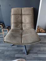 Olijfgroene draai fauteuil, stoel is nieuw!, Nieuw, Minder dan 75 cm, Stof, 50 tot 75 cm