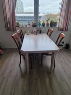 Tafel & 4 stoelen, Huis en Inrichting, Complete eetkamers, Ophalen, 4 tot 6 stoelen