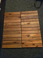 terrastegels acaciahout gelakt, Tuin en Terras, Tegels en Klinkers, Ophalen, Nieuw, Hout, Terrastegels