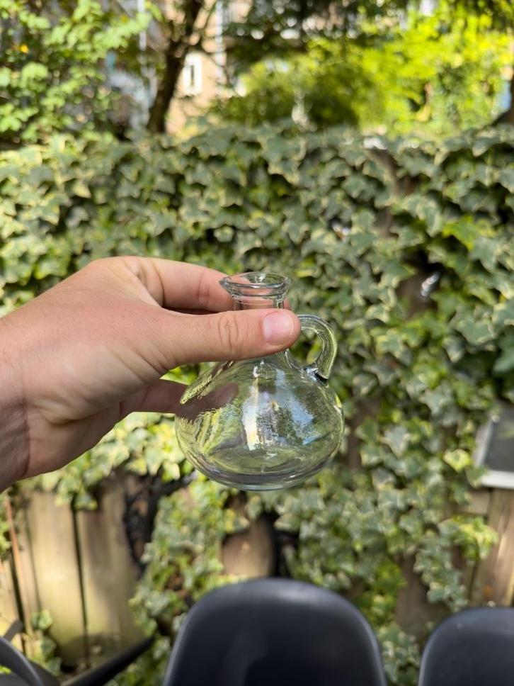 Klein vintage glazen kannetje, Antiek en Kunst, Antiek | Glas en Kristal, Ophalen
