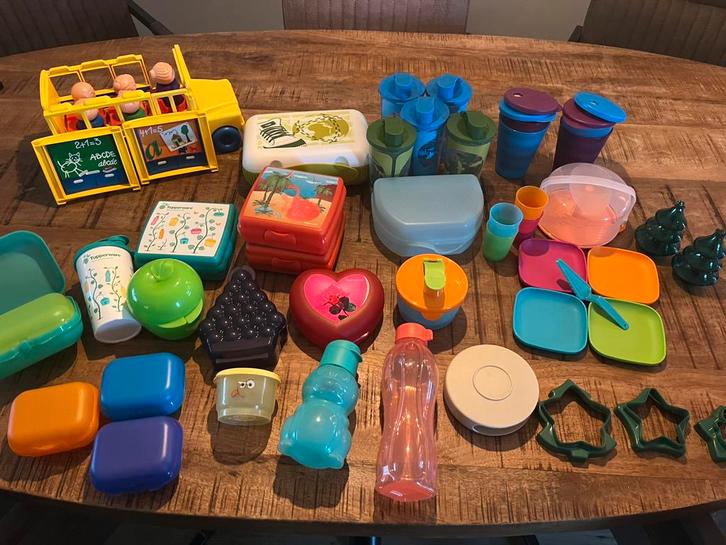 Diverse Tupperware spullen kids NIEUW, Huis en Inrichting, Keuken | Tupperware, Zo goed als nieuw, Overige typen, Groen, Ophalen of Verzenden