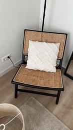 Boho rotan fauteuil - Scandinavische stijl,, Ophalen, Zwart, Zo goed als nieuw, Eén