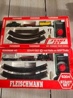 Fleischmann startset's, Hobby en Vrije tijd, Modeltreinen | H0, Gebruikt, Gelijkstroom, Fleischmann, Rails