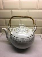 Antieke Chocolade Pot met Bamboe Hengsel. Porselein., Antiek en Kunst, Antiek | Servies los, Ophalen of Verzenden