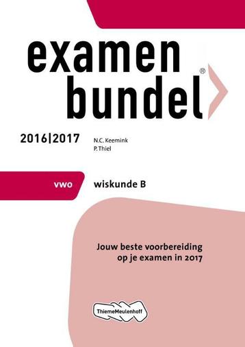 Examenbundel Wiskunde B VWO 2016|2017 - 789006629354 beschikbaar voor biedingen
