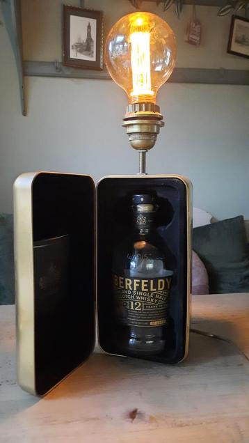Unieke Lamp van Wiskey Blik - Aberfeldy beschikbaar voor biedingen