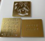 Div. EMBOSSING mallen metaal en plastic, plus emb.pen, Hobby en Vrije tijd, Ophalen of Verzenden, Overige thema's, Pons of Mal
