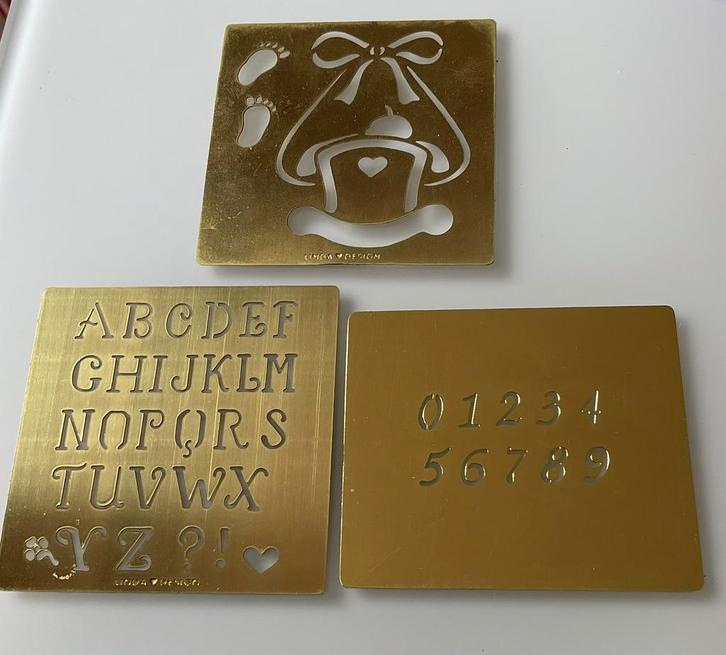 Div. EMBOSSING mallen metaal en plastic, plus emb.pen, Hobby en Vrije tijd, Kaarten | Zelf maken, Pons of Mal, Overige thema's