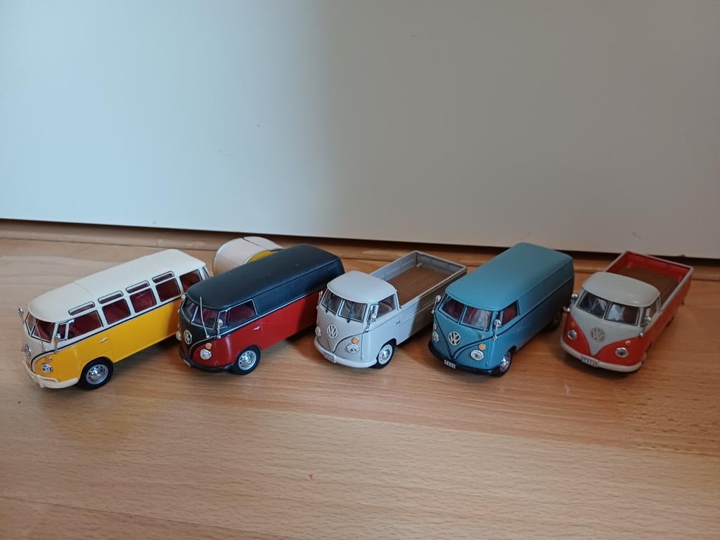 Cararama/Hongwell Volkswagen T1 busjes en pick-ups, Ophalen of Verzenden, Zo goed als nieuw, Auto, Overige merken