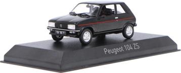 Peugeot 104 ZS2 1979 Vulcain Grijs Model 1/43 Norev 471401  beschikbaar voor biedingen