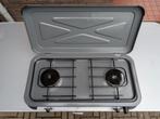 GIMEG 2-pits camping gasstel, Caravans en Kamperen, Kampeeraccessoires, Ophalen of Verzenden, Gebruikt