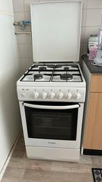 Gasfornuis en electrische oven Bosch, Witgoed en Apparatuur, Ophalen, 4 kookzones, Zo goed als nieuw, Gas