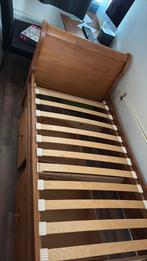 1 persoonsbed met lades en lattenbodem, Huis en Inrichting, Ophalen, Gebruikt, 90 cm, Eenpersoons
