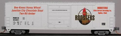 LifeLike MB2047– 50 ft SteelReefer “Roosters Brewing” (W913), Hobby en Vrije tijd, Modeltreinen | N-Spoor, Nieuw, Wagon, Gelijkstroom