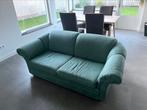 Te koop: groene bank, Hout, 150 tot 200 cm, Tweepersoons, 75 tot 100 cm