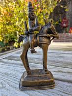 oud bronzen beeld krijger? op paard., Verzenden