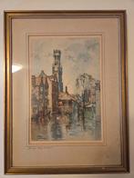 Aquarel Brugge - Roza Leenknecht, Antiek en Kunst, Ophalen of Verzenden