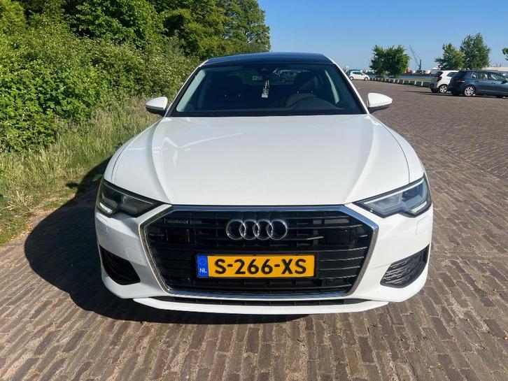 Audi A6 50 Tfsi e Quattro 299pk S Tronic 2021 Wit, Auto's, Audi, Bedrijf, A6, ABS, Achteruitrijcamera, Adaptive Cruise Control