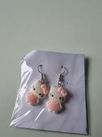 Hello Kitty Oorbellen - RVS Hangers, Ophalen of Verzenden, Nieuw, Overige materialen, Hangers