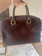 Dames leren laptop tas - aktentas, Ophalen, Zo goed als nieuw, Bruin, Minder dan 35 cm