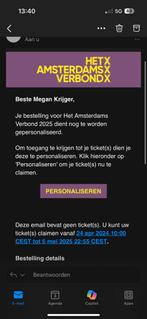 Verbond ticket!, Tickets en Kaartjes, Evenementen en Festivals, Twee personen