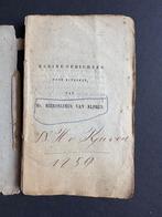 restanten 4 oude boekjes 19e eeuw, Ophalen of Verzenden, Diverse