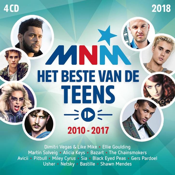 2170 - MNM - HET BESTE VAN DE TEENS - 2018 - 4CD - NIEUW, Cd's en Dvd's, Cd's | Pop, Nieuw in verpakking, 2000 tot heden, Verzenden
