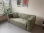 HK Living Cube 3-zits Bank - Legergroen Canvas, Huis en Inrichting, Banken | Sofa's en Chaises Longues, Ophalen, Driepersoons
