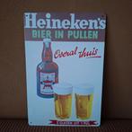 Heineken's bordje, Verzamelen, Ophalen, Zo goed als nieuw, Reclamebord, Plaat of Schild, Heineken