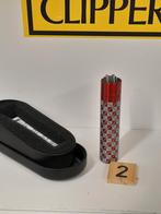Clipper metalen aansteker met mooi motief, Verzamelen, Ophalen of Verzenden, Nieuw, Aansteker