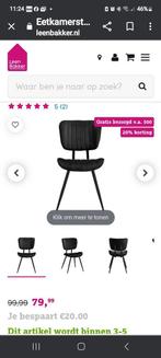 Mini setje eettafeltje met 2 stoelen Zwart grijs Nieuw 199€, Huis en Inrichting, Ophalen of Verzenden, Zo goed als nieuw