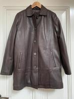 American Base New York bruine leren jas maat 38 (valt ruim), Kleding | Heren, Jassen | Winter, Bruin, American Base New York, Maat 56/58 (XL)