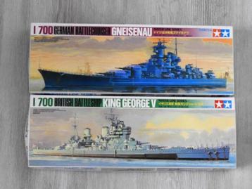 King George V Tamiya 1/700 beschikbaar voor biedingen