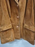 dames jas echt leer suede  cognac kleurig agj atelier, Ophalen of Verzenden, 'T Olde Gre-j, Info@toldegrej.nl, Endepoelstraat 20f Didam